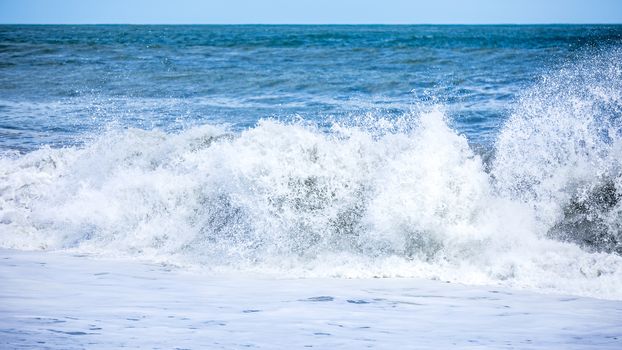 An image of a stormy ocean scenery background