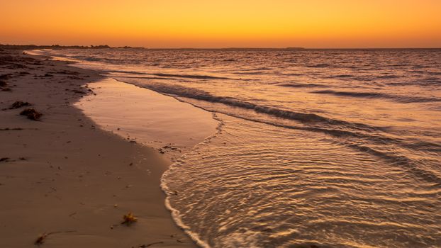 An image of a sunset at Jurian Bay western Australia