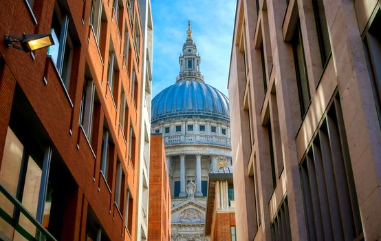 St. Paul's Cathedral in Central London, England, UK.