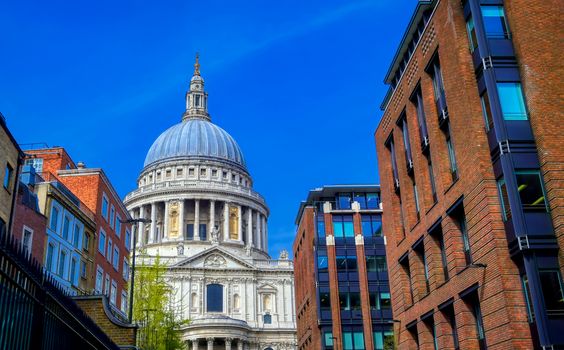 St. Paul's Cathedral in Central London, England, UK.