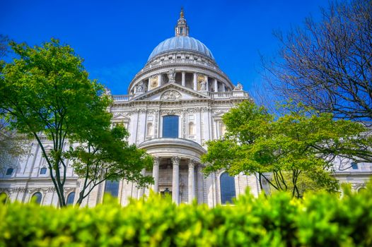 St. Paul's Cathedral in Central London, England, UK.