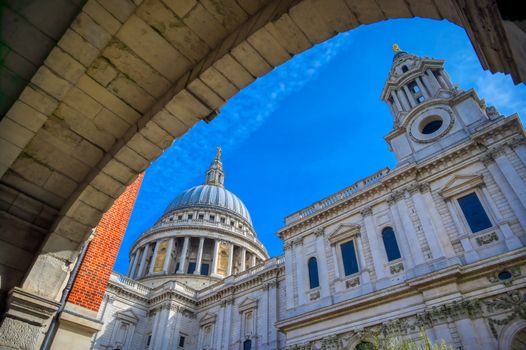 St. Paul's Cathedral in Central London, England, UK.