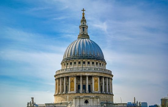 St. Paul's Cathedral in Central London, England, UK.