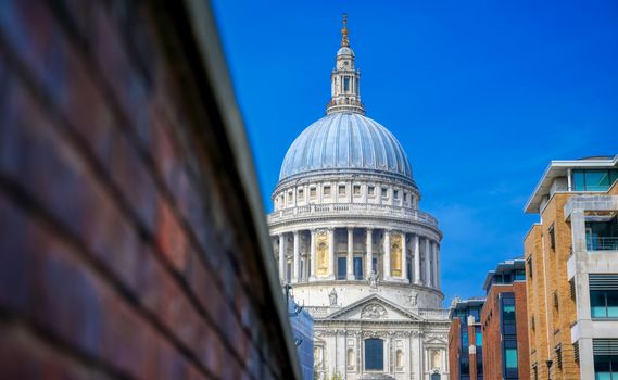 St. Paul's Cathedral in Central London, England, UK.