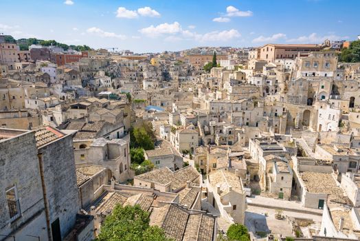 Architecture of the Sassi of Matera, Basilicata, Italy