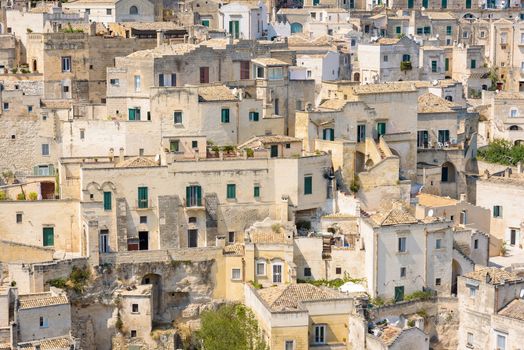 Architecture of the Sassi of Matera, Basilicata, Italy