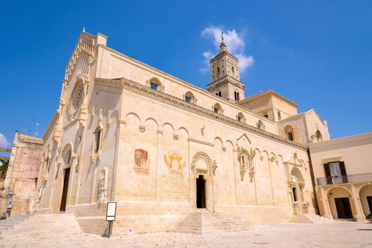 Building of Matera Cathedral, Basilicata, southern Italy