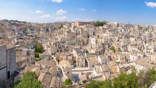 Architecture of the Sassi of Matera, Basilicata, Italy