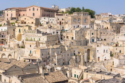 Architecture of the Sassi of Matera, Basilicata, Italy