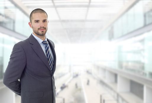 happy business man portrait at the office