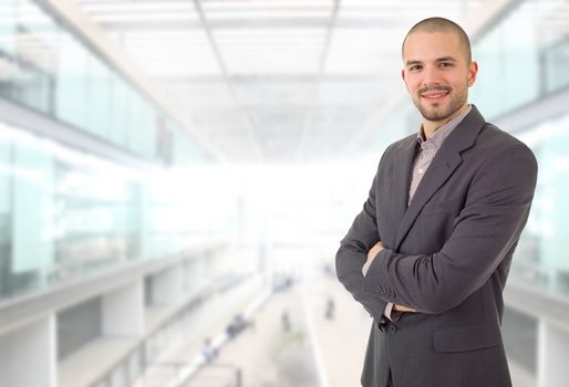 happy business man portrait at the office