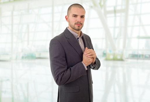 happy business man portrait at the office