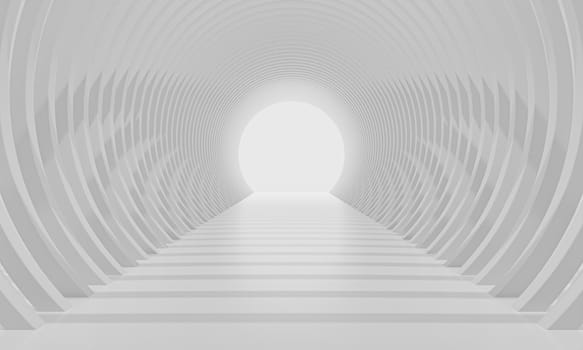 Clean white curve for Abstract gray shadows, white textures. Abstract structure shapes for wallpaper. 3D Rendering