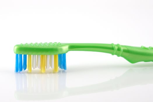 Tooth-brush over white