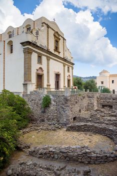 Church of the Immaculate in Lipari, Aeolian Islands, Italy