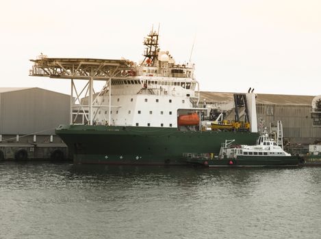 Offshore Supply Ship At Walvis Bay, Namibia