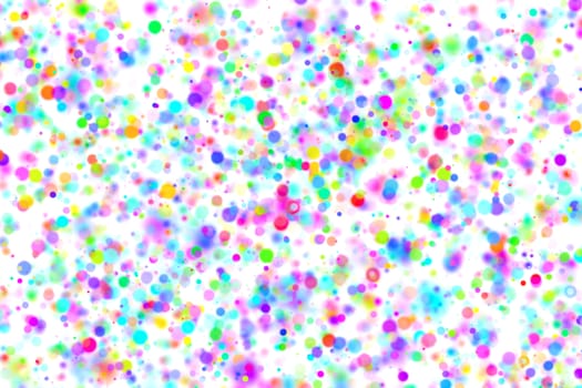 Abstract background with muticolor spots on white background