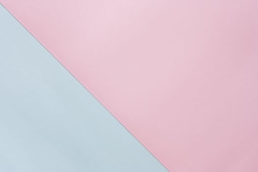 Blue and pink pastel colored paper for background