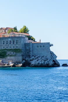 St. Stephen's island off the coast of Montenegro, resort