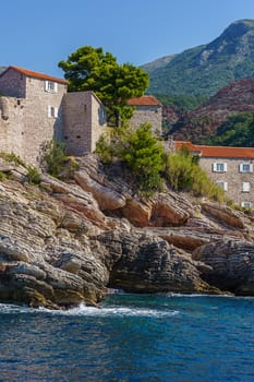 St. Stephen's island off the coast of Montenegro, resort