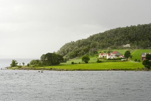 Scenic Landscape In Lysefjord  Western Norway