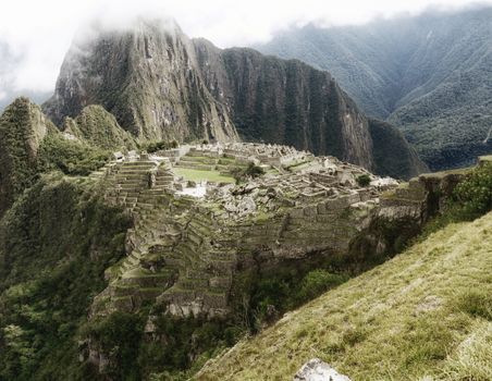 Lost City Of The Incas. Ruins Of The Machu Picchu Sanctuary