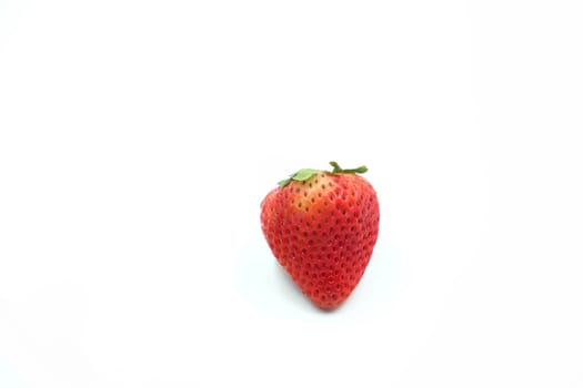 Red Strawberry  Isolated on White Background