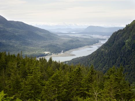 View From Mount Roberts, Juneau, Alaska