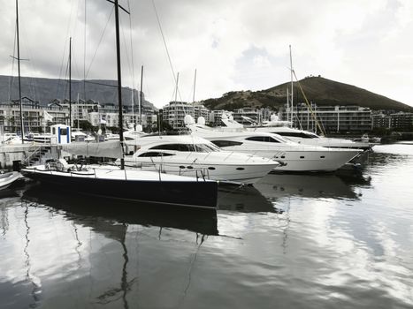 Table Bay And Waterfront Marina, Cape Town, South Africa