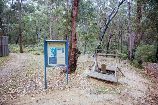 The Montreal Goldfield in Wallaga Lake near Bermagui on New South Wales south coast in Australia