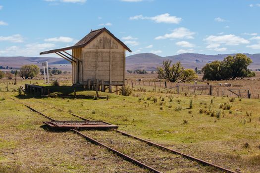 Old Jincumbilly Station, now disused and falling into disrepair near Bombala in New South Wales, Australia