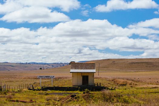 Old Jincumbilly Station, now disused and falling into disrepair near Bombala in New South Wales, Australia