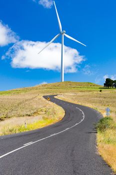 A wind farm near the town of Dalgety, New South Wales, Australia