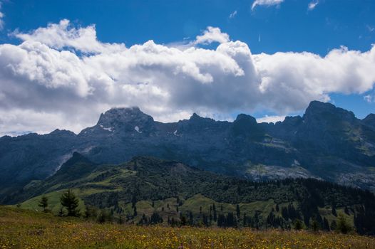 col ds annes,le chinaillon,grand bornand,haute savoie,france