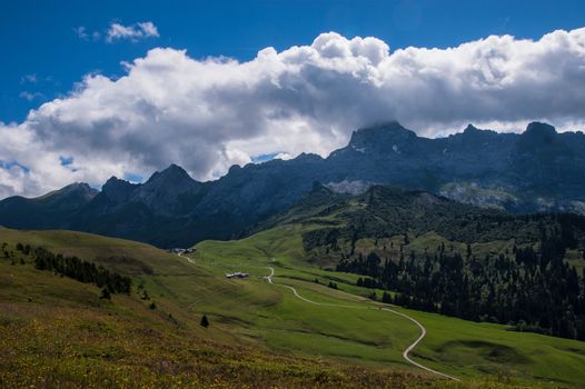 col ds annes,le chinaillon,grand bornand,haute savoie,france