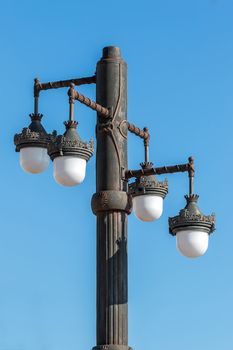 Ornate detail of a lamp-post, Barcelona