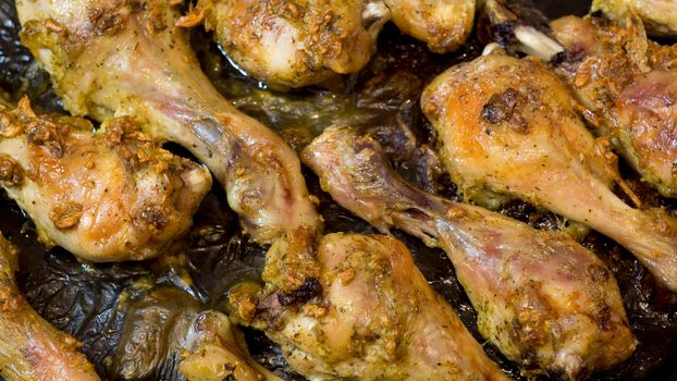 barbecue.Roast chicken. Fried chicken. Chicken shins.Chicken meat.Chicken legs in garlic sauce.Grill.BBQ.Kebabs from chicken fillet.Dietary poultry meat.Red poultry.Homemade recipes,cooking at home.