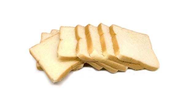 Sandwich bread isolated on white background