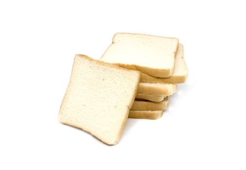 Sandwich bread isolated on white background