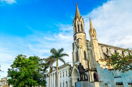 Iglesia del Sagrado Corazon de Jesus or Church of the Sacred Heart of Jesus, old cathedral of Camaguey city, Cuba