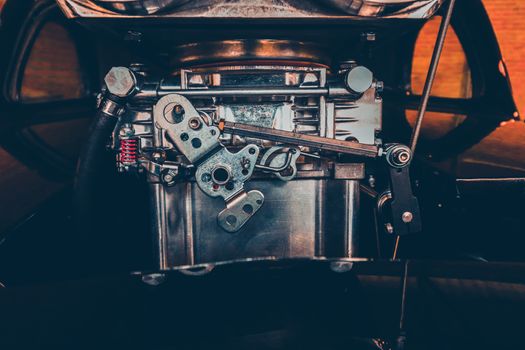 Vintage 1920's car showing the glorious era of luxury