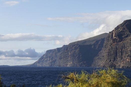 Los Gigantes - a cliff at tenerife