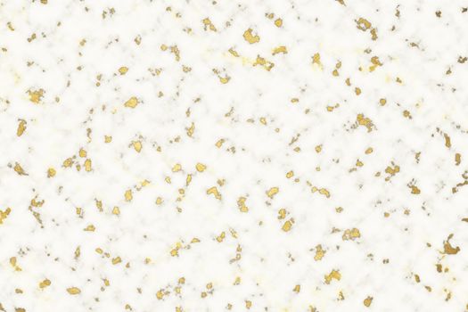 mineral gold on white marble surface of cave for interior wallpaper and background