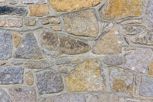 Texture or background made of old stone wall