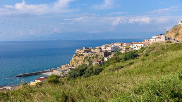 Aerial view of Pizzo town in Calabria, southern Italy