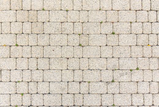 Yellow sett bricks - texture or background, pavement.