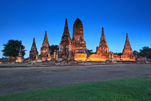 Wat Chaiwatthanaram is a Buddhist temple in the city of Ayutthaya Historical Park, Thailand, on the west bank of the Chao Phraya River, outside Ayutthaya Island