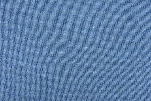 Detailed blue cotton fabric texture or background