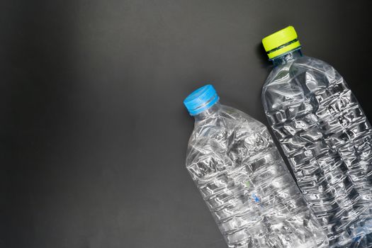 Empty plastic bottles are recyclable waste.