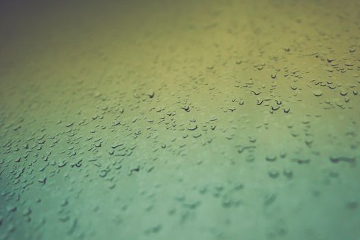 Raindrops on the glass window.shallow depth of field